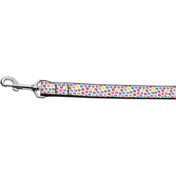 Mirage Pet Products Confetti Paws Nylon Dog Leash0.63 in. x 6 ft. 125-147 5806